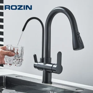 360° Rotating Kitchen Faucet with Water Filter
