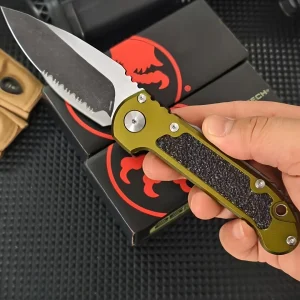 Quick-Open EDC Folding Knife D2 Steel